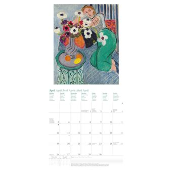 Calendrier TeNeues Matisse 2021 30 x 30 cm