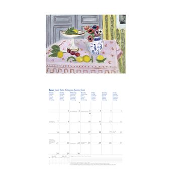 Calendrier TeNeues Matisse 2021 30 x 30 cm