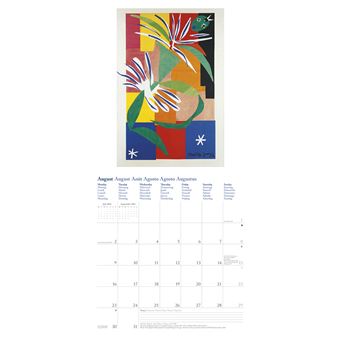 Calendrier TeNeues Matisse 2021 30 x 30 cm