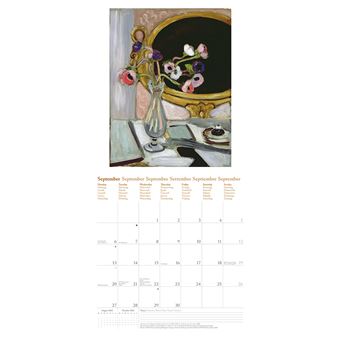 Calendrier TeNeues Matisse 2021 30 x 30 cm