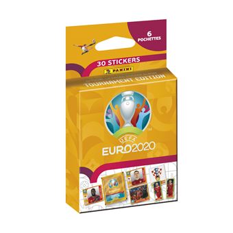 Blister de 6 pochettes Panini Foot Stickers UEFA EURO 2020