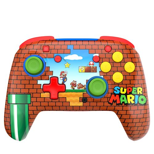 Manette Sans Fil Turtle Beach Rematch Invincible Mario Toutes Les Nintendo Switch Brille Dans Le Batterie Rechargeable Sous Licence Officielle Nintendo - vue 1