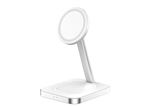 Chargeur induction 3 en 1 Force Power MagSafe 15W Garantie à vie Blanc