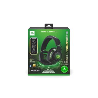 Casque gaming pour Xbox sans fil Bluetooth JBL Quantum 910 X avec réduction de bruit active Noir et Vert