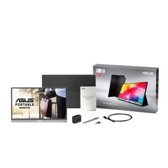 ASUS ZenScreen GO MB16AP - Écran LCD - 15.6 - portable - 1920 x 1080 Full  HD (1080p) @ 60 Hz - IPS - 220 cd/m² - 800:1 - 5 ms - USB-C - gris foncé -  Ecrans PC