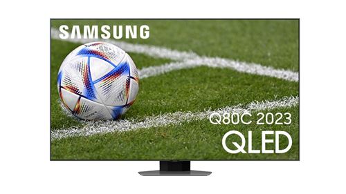 TV Samsung QLED Tq65Q80C 165 Cm 4K UHD Smart TV Argent Carbone
