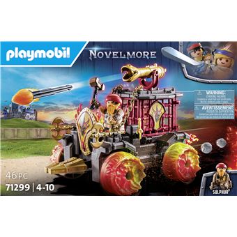 Playmobil Novelmore 71299 Chariot enflammé Burnham Raiders