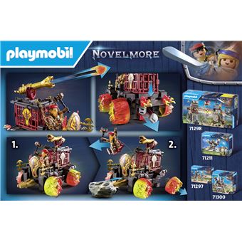 Playmobil Novelmore 71299 Chariot enflammé Burnham Raiders