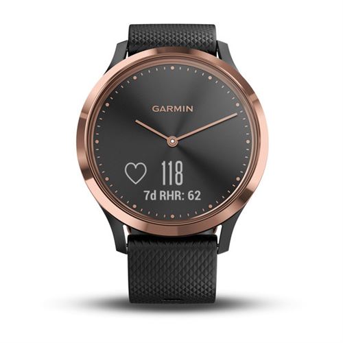 Montre connectée hybride Garmin Vivomove HR Or rose avec