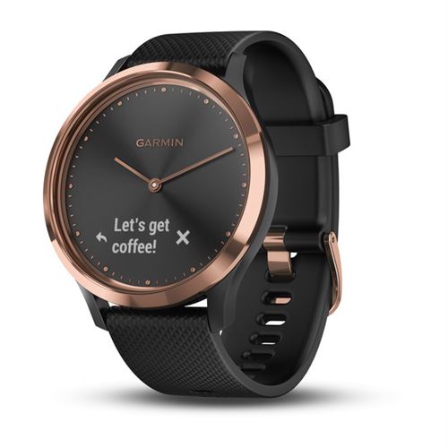 Montre connectée hybride Garmin Vivomove HR Or rose avec