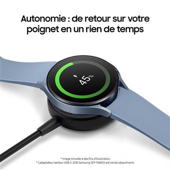 Montre connectée Samsung Galaxy Watch5 44mm 4G Bleu