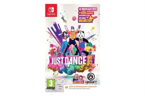 Just Dance 2019 Code in a Box Nintendo Switch
