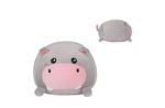 Coussin petit Itotal Hippo Gris et Rose