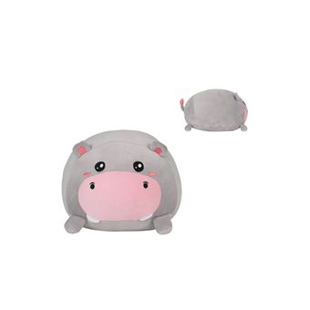 Coussin petit Itotal Hippo Gris et Rose