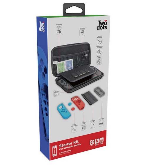 Starter Kit Two Dots Etui rigide avec accessoires pour Nintendo Switch