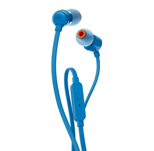 Ecouteurs filaires intra-auriculaires JBL Tune 160 Bleu
