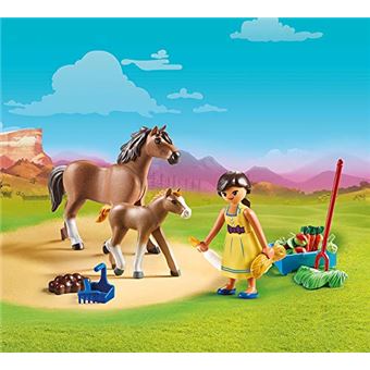 Playmobil Spirit 70122 Apo avec cheval et poulain