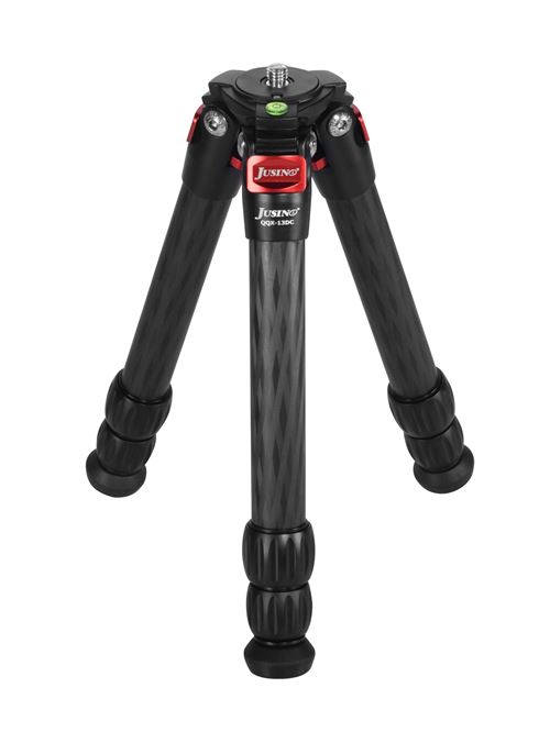 Trépied de table Jusino QQX-13DC avec rotule Jusino GT-02Q Noir