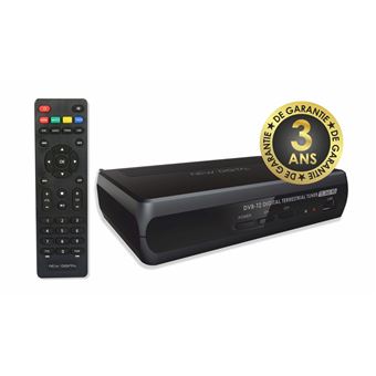 Décodeur TNT DVB New Digital T2 007 Full HD Noir Décodeur TNT DVB New Digital T2 007 Full HD Noir
