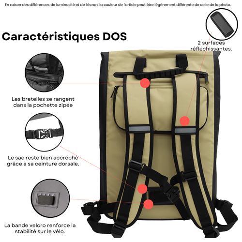 Anna Sacoche Badawin Sac A Dos Sacoche Velo Todeco Sac à Dos De