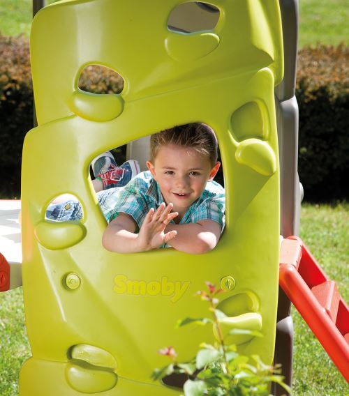 Tour D’escalade Babystar-PP-Lak Avec Toboggan – Centre De Jeu Extérieur 120x130x150 Cm