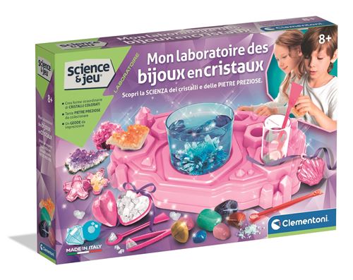 Jeu Scientifique Clementoni 52067 – Crée Tes Cristaux pour Enfants 8 Ans+ - vue 1