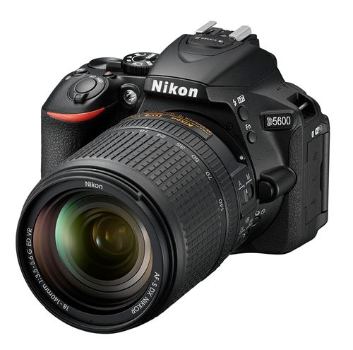 Appareil photo Reflex Nikon D5600 Noir + Objectif AF-S DX 18-140mm f/3,5-5,6 G ED VR
