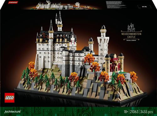 LEGO Architecture 21063 Le Château de Neuschwanstein Set de Construction pour Adulte - vue 2