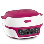 Machine à gâteaux Tefal Cake Factory Delices Set moules CreaBake KD810112 1100 W Rose et Blanc