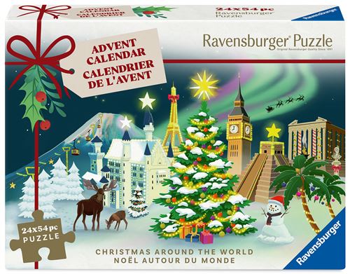 Puzzles 24 X 54 Pièces Ravensburger Calendrier De L'Avent 2025