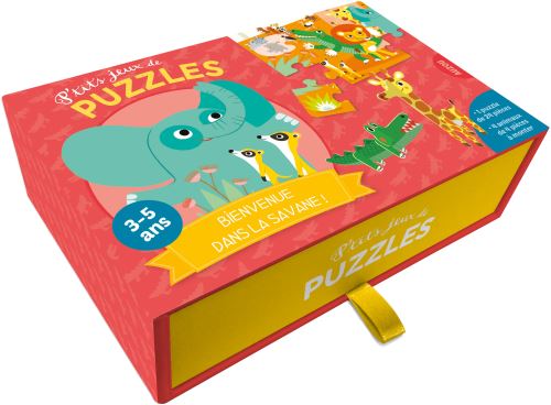 P'Tit Jeu De Puzzle Auzou Savane 24 Pièces