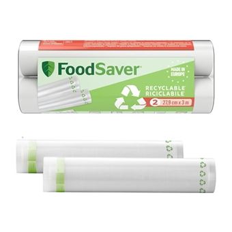 Pack de rouleaux de mise sous vide recyclables Foodsaver