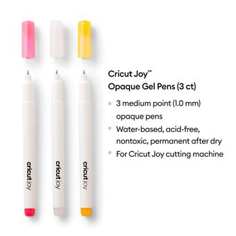 Stylos à encre gel opaques pour machine de découpe Cricut Joy