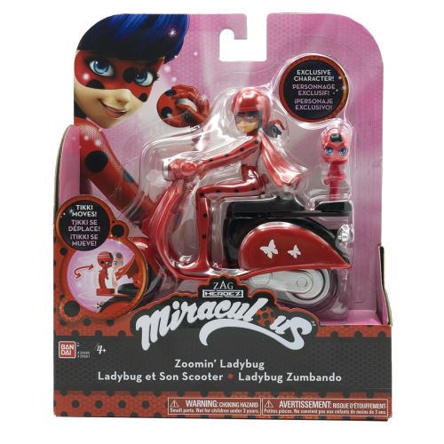 MIRACULO LADYBUG ET SON SCOOTER