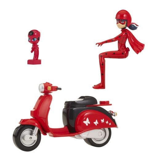 Figurine Ladybug et son scooter Miraculous Ladybug - Figurine de collection
