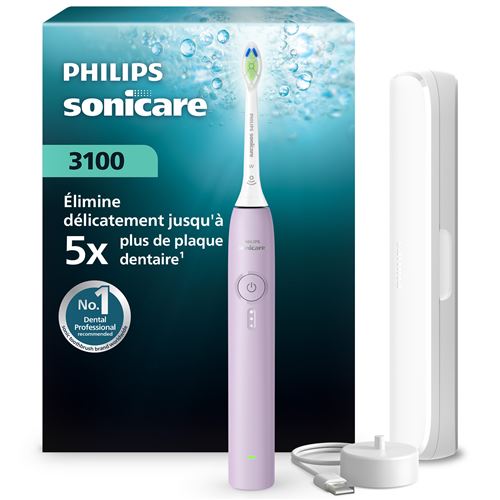 Brosse à Dents Électrique Philips Sonicare Series 3000 Hx4033/27 Violet