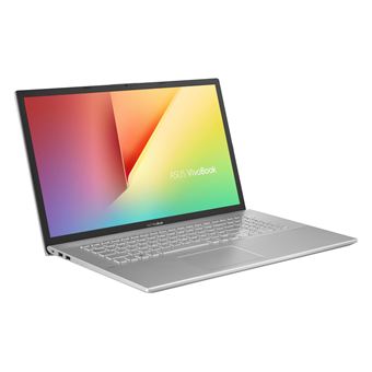 PC Portable Asus Vivobook S712UA-BX227W 17,3" AMD Ryzen 5 16 Go RAM 512 Go SSD Argent transparent