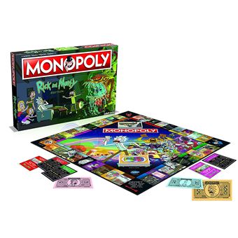 Jeu de société Monopoly Rick et Morty