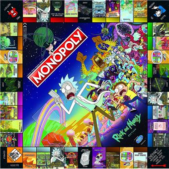 Jeu de société Monopoly Rick et Morty