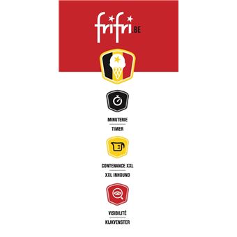 Sorbetière Frifri Premium FRI07030212RP Blanc et Rouge