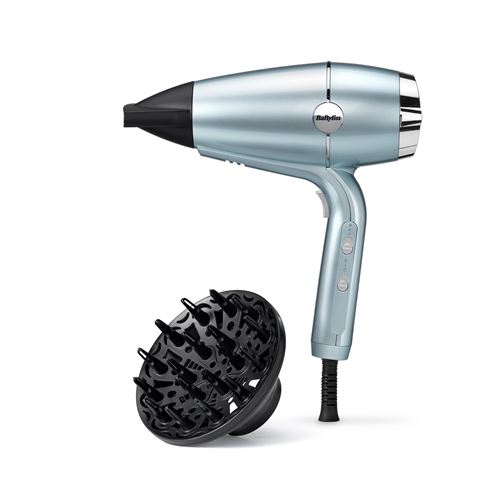 BaByliss D773DE Hydro Fusion hellblau Haartrockner
