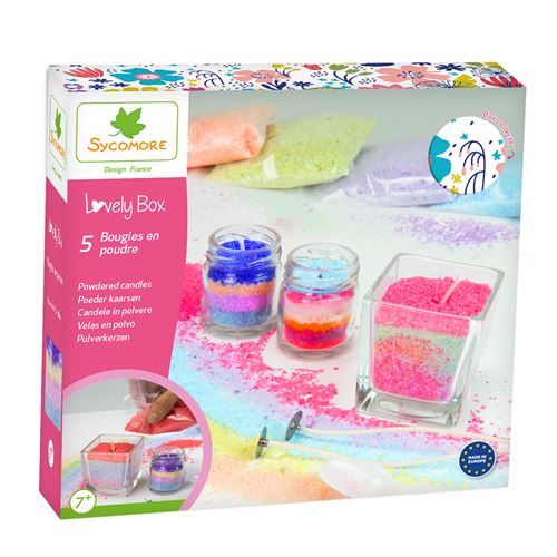 Kit créatif Faujas Lovely Box Grand modèle Bougies en poudre