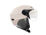 Casque de sport Yeep.Me H.30 Vision LED avec Visière Taille L/XL Beige Nude