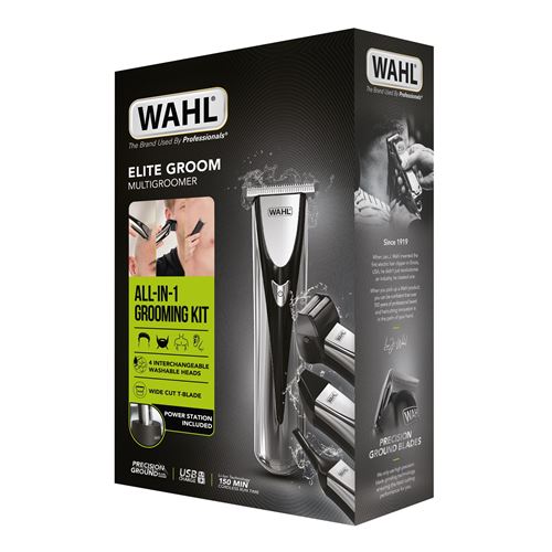 Tondeuse homme Wahl Elite Groom Argent