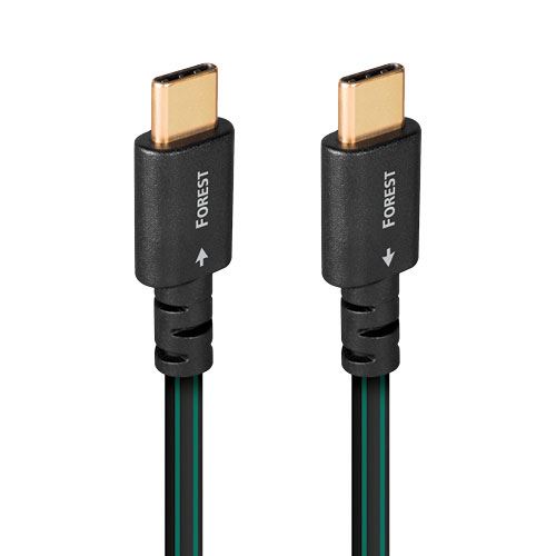 Câble USB Type C Audioquest Forest 0.75 m Noir