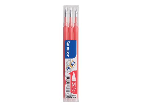 PILOT FRIXION BALL  SET 3 RECHARGES 0.7 ROSE CORAIL