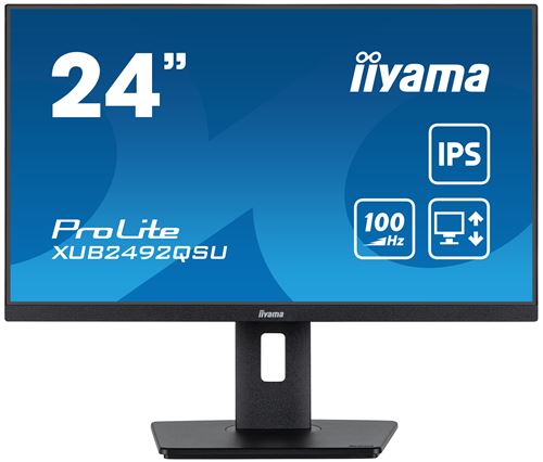 Ecran PC Iiyama ProLite XUB2492QSU-B1 24 QHD