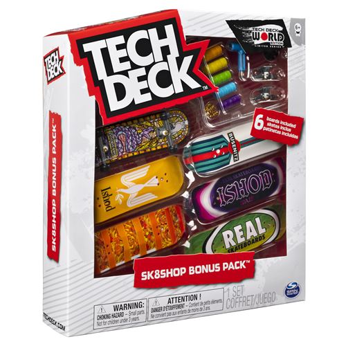 Skate Shop Bonus Pack Tech Deck Modèle Aléatoire