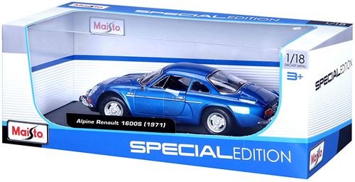 Véhicule Bburago Maisto Alpine Renault A110 1600S 1:18 Bleu