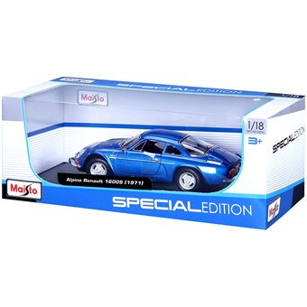 Véhicule Bburago Maisto Alpine Renault A110 1600S 1:18 Bleu